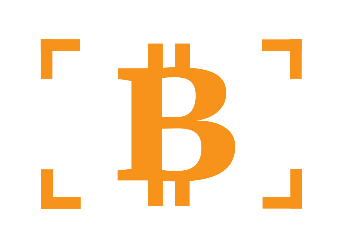 Square logo: orange on transparent